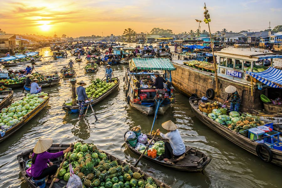 Chợ nổi Cái Răng – Nét đẹp văn hóa đặc trưng của miền Tây