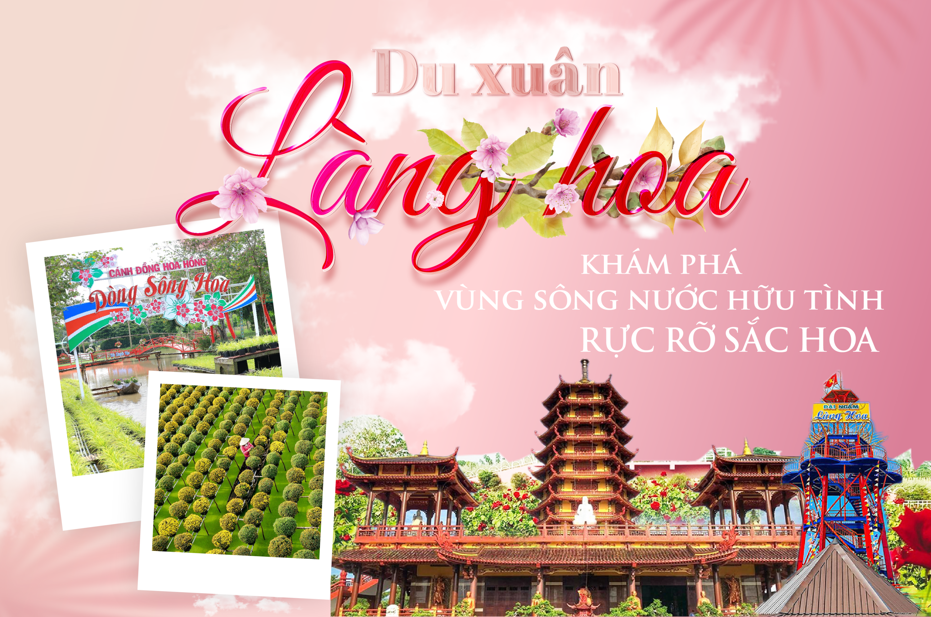  Đồng Tháp: Làng hoa Sa Đéc, Chùa Phật Ngọc Xá Lợi